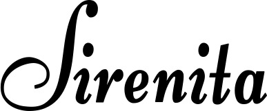 Vorschau des Bootsnamens "Sirenita" als Schriftzug für "Bootsbeschriftung Klassisch 76"