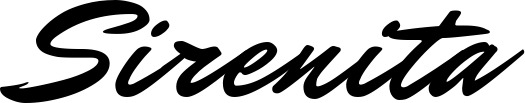 Vorschau des Bootsnamens "Sirenita" als Schriftzug für "Bootsbeschriftung Klassisch 82"