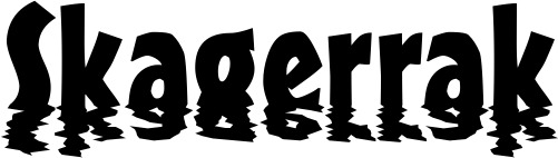 Vorschau des Bootsnamens "Skagerrak" als Schriftzug für "Bootsbeschriftung Neu 13"