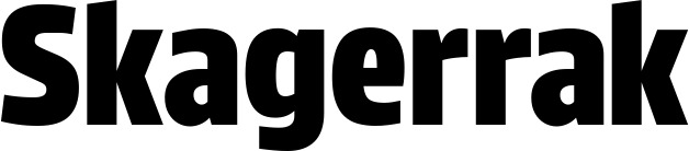 Vorschau des Bootsnamens "Skagerrak" als Schriftzug für "Bootsbeschriftung Fett 33"
