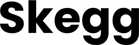 Vorschau des Bootsnamens "Skegg" als Schriftzug für "Bootsbeschriftung Fett 32"