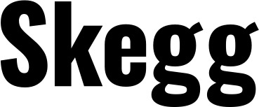 Vorschau des Bootsnamens "Skegg" als Schriftzug für "Bootsbeschriftung Fett 29"