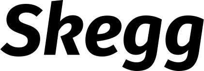 Vorschau des Bootsnamens "Skegg" als Schriftzug für "Bootsbeschriftung Kursiv 03"