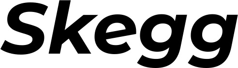 Vorschau des Bootsnamens "Skegg" als Schriftzug für "Bootsbeschriftung Kursiv 07"