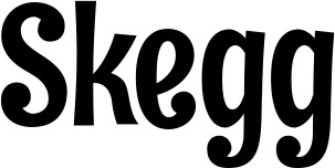 Vorschau des Bootsnamens "Skegg" als Schriftzug für "Bootsbeschriftung Neu 68"