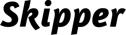 Bootsname 'Skipper' angezeigt als 'Bootsbeschriftung Kursiv 01'