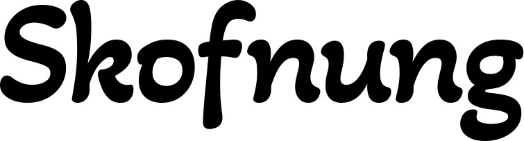 Vorschau des Bootsnamens "Skofnung" als Schriftzug für "Bootsbeschriftung Klassisch 103"