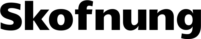 Vorschau des Bootsnamens "Skofnung" als Schriftzug für "Style Fett 13"