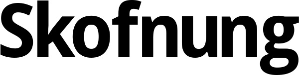 Vorschau des Bootsnamens "Skofnung" als Schriftzug für "Bootsbeschriftung Fett 07"