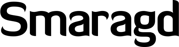 Vorschau des Bootsnamens "Smaragd" als Schriftzug für "Bootsbeschriftung Normal 06"