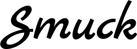 Vorschau des Bootsnamens "Smuck" als Schriftzug für "Bootsbeschriftung Klassisch 77"