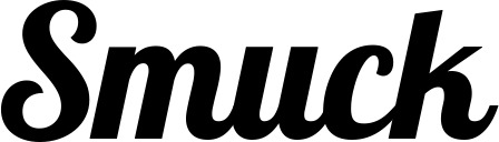 Vorschau des Bootsnamens "Smuck" als Schriftzug für "Bootsbeschriftung Neu 60"