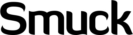 Vorschau des Bootsnamens "Smuck" als Schriftzug für "Bootsbeschriftung Normal 06"