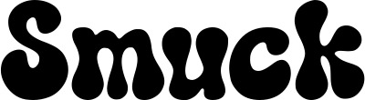 Vorschau des Bootsnamens "Smuck" als Schriftzug für "Bootsbeschriftung Neu 62"