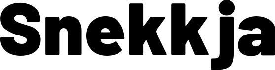 Vorschau des Bootsnamens "Snekkja" als Schriftzug für "Bootsbeschriftung Fett 10"