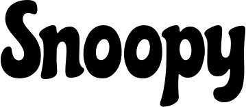 Vorschau des Bootsnamens "Snoopy" als Schriftzug für "Bootsbeschriftung Neu 41"