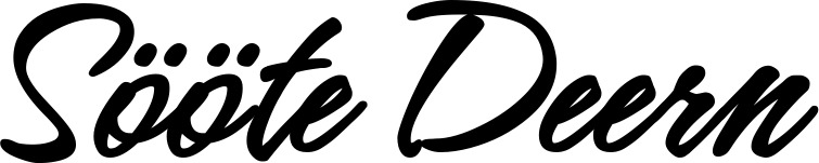 Vorschau des Bootsnamens "Sööte Deern" als Schriftzug für "Bootsbeschriftung Klassisch 71"