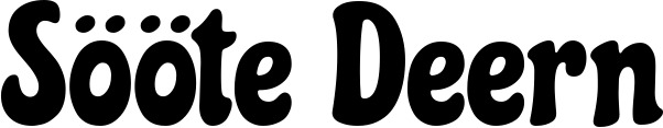 Vorschau des Bootsnamens "Sööte Deern" als Schriftzug für "Bootsbeschriftung Neu 41"