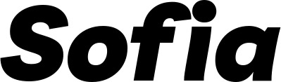 Vorschau des Bootsnamens "Sofia" als Schriftzug für "Bootsbeschriftung Kursiv 06"