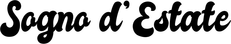 Vorschau des Bootsnamens "Sogno d'Estate" als Schriftzug für "Bootsbeschriftung Klassisch 41"