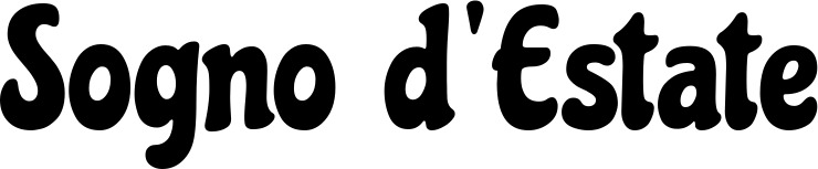 Vorschau des Bootsnamens "Sogno d'Estate" als Schriftzug für "Bootsbeschriftung Klassisch 53"