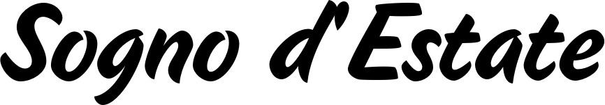 Vorschau des Bootsnamens "Sogno d'Estate" als Schriftzug für "Bootsbeschriftung Klassisch 19"