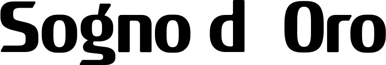 Vorschau des Bootsnamens "Sogno d’Oro" als Schriftzug für "Bootsbeschriftung Fett 22"