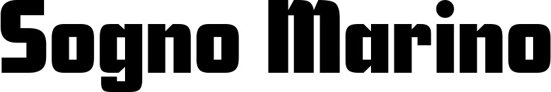 Vorschau des Bootsnamens "Sogno Marino" als Schriftzug für "Bootsbeschriftung Neu 11"