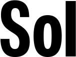 Vorschau des Bootsnamens "Sol" als Schriftzug für "Bootsbeschriftung Fett 25"