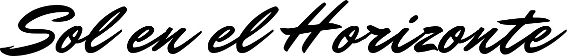 Vorschau des Bootsnamens "Sol en el Horizonte" als Schriftzug für "Bootsbeschriftung Klassisch 82"