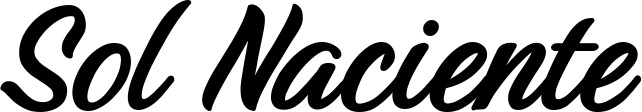 Vorschau des Bootsnamens "Sol Naciente" als Schriftzug für "Bootsbeschriftung Klassisch 48"