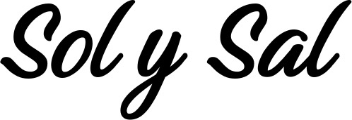 Vorschau des Bootsnamens "Sol y Sal" als Schriftzug für "Bootsbeschriftung Klassisch 48"