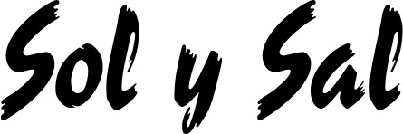 Vorschau des Bootsnamens "Sol y Sal" als Schriftzug für "Bootsbeschriftung Neu 10"