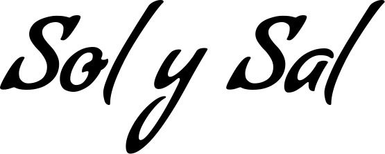 Vorschau des Bootsnamens "Sol y Sal" als Schriftzug für "Bootsbeschriftung Klassisch 57"