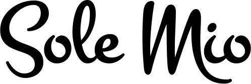 Vorschau des Bootsnamens "Sole Mio" als Schriftzug für "Bootsbeschriftung Klassisch 81"