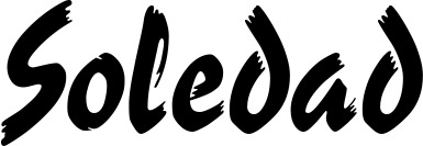 Vorschau des Bootsnamens "Soledad" als Schriftzug für "Bootsbeschriftung Neu 10"
