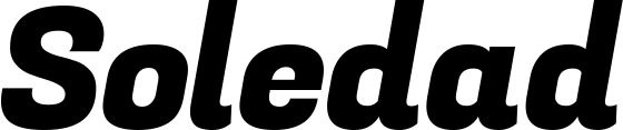 Vorschau des Bootsnamens "Soledad" als Schriftzug für "Bootsbeschriftung Kursiv 04"