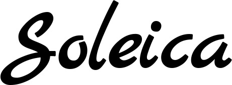 Vorschau des Bootsnamens "Soleica" als Schriftzug für "Bootsbeschriftung Klassisch 77"