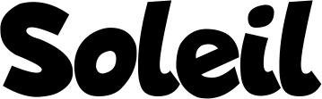 Vorschau des Bootsnamens "Soleil" als Schriftzug für "Bootsbeschriftung Neu 48"