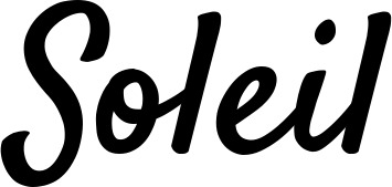 Vorschau des Bootsnamens "Soleil" als Schriftzug für "Style Klassisch 96"