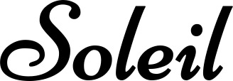 Bootsname 'Soleil' angezeigt als 'Bootsbeschriftung Klassisch 84'