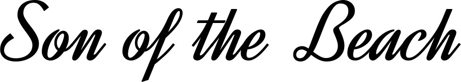 Vorschau des Bootsnamens "Son of the Beach" als Schriftzug für "Style Klassisch 44"