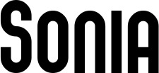 Vorschau des Bootsnamens "Sonia" als Schriftzug für "Bootsbeschriftung Neu 43"