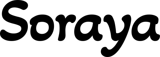 Vorschau des Bootsnamens "Soraya" als Schriftzug für "Bootsbeschriftung Klassisch 103"