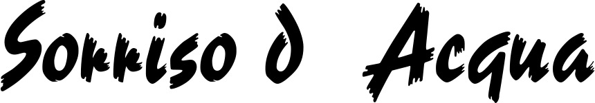Vorschau des Bootsnamens "Sorriso d’Acqua" als Schriftzug für "Bootsbeschriftung Neu 10"