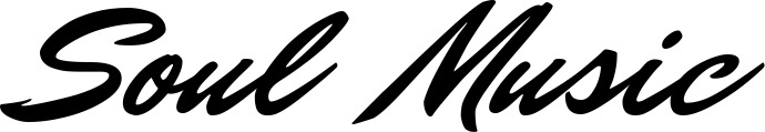 Vorschau des Bootsnamens "Soul Music" als Schriftzug für "Style Klassisch 82"