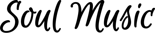Vorschau des Bootsnamens "Soul Music" als Schriftzug für "Bootsbeschriftung Klassisch 105"