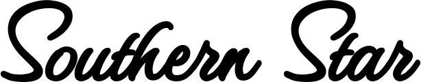Vorschau des Bootsnamens "Southern Star" als Schriftzug für "Bootsbeschriftung Klassisch 111"