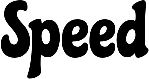 Vorschau des Bootsnamens "Speed" als Schriftzug für "Bootsbeschriftung Neu 41"