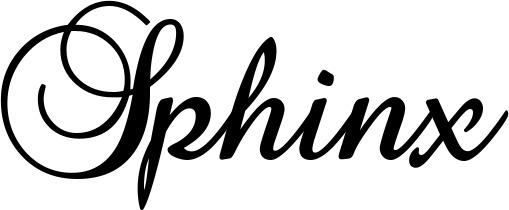 Vorschau des Bootsnamens "Sphinx" als Schriftzug für "Bootsbeschriftung Klassisch 02-A"